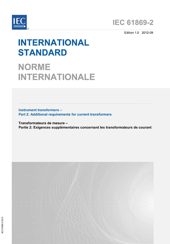 Cover IEC 61869-2:2012